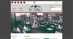 Desktop Screenshot of libreria-icaro.com