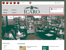 Tablet Screenshot of libreria-icaro.com